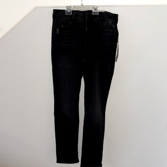Not your daughters jeans NYDJ Uplift Alina Jean Legging denim black sz 12 NEW - Picture 2 of 8